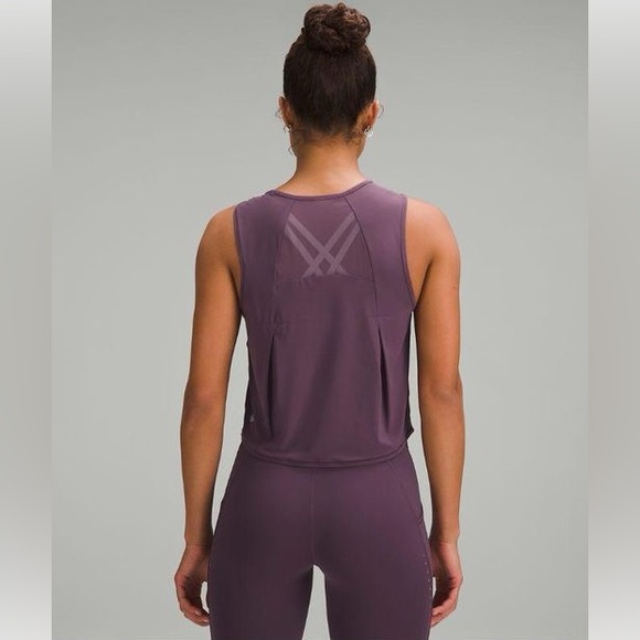 NWT Lululemon Sculpt Tank Top *Cropped / Grape Thistle (Purple) / Size 8 - Picture 2 of 2